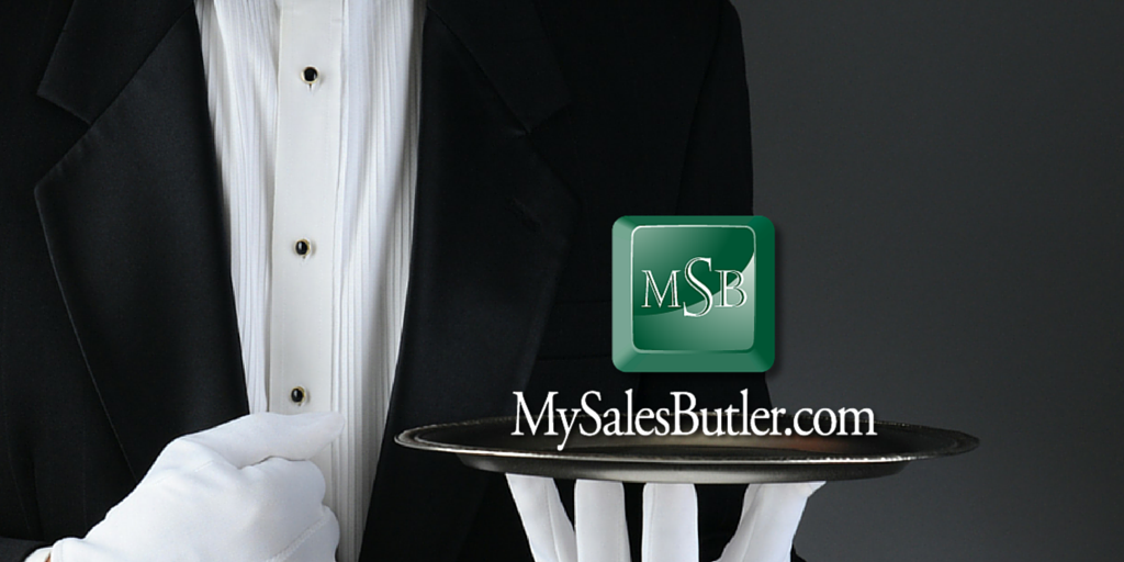 MySalesButler on a Tray